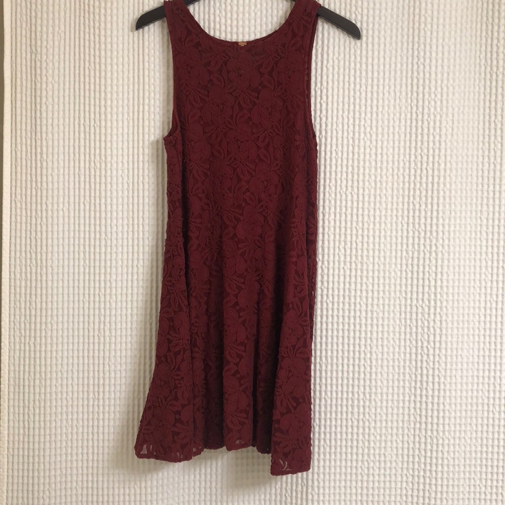 FREE PEOPLE garnet day dress